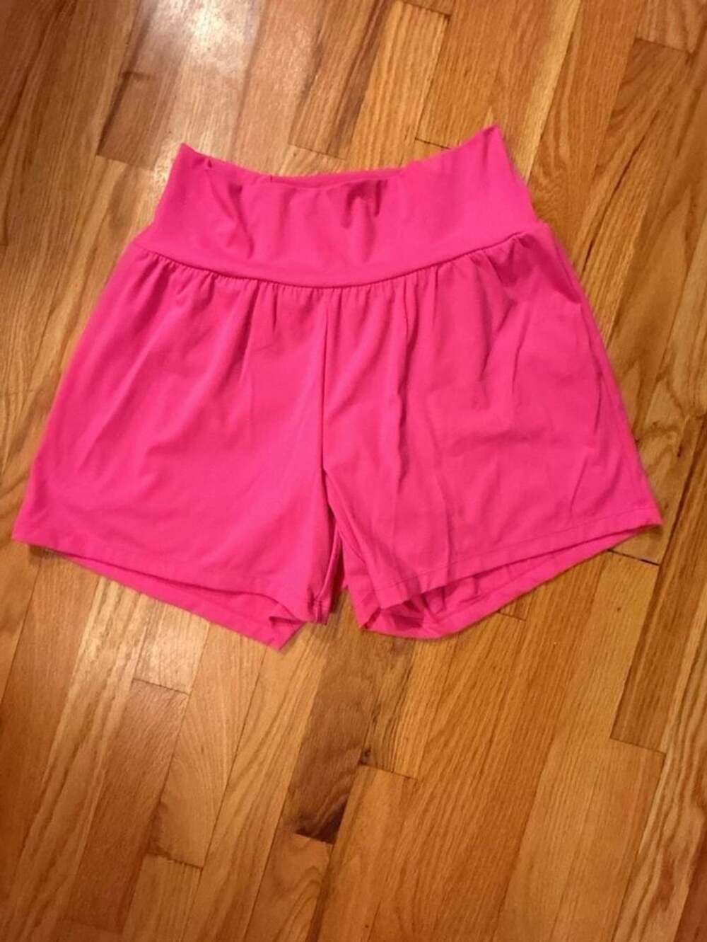 Halara Athletic Shorts Size L Pink High Waisted Pockets